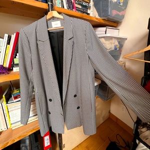 Just Female micro houndstooth blazer